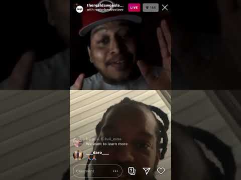 Orlando octave and dawg slater giving wise words to the people