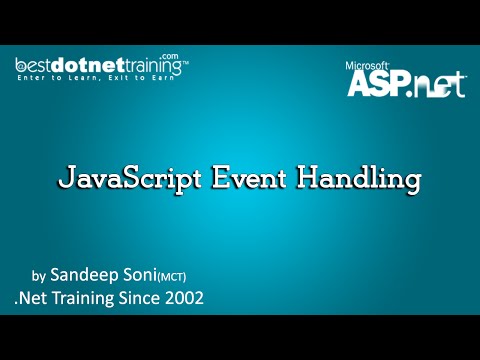 JavaScript Event Handling in ASP NET