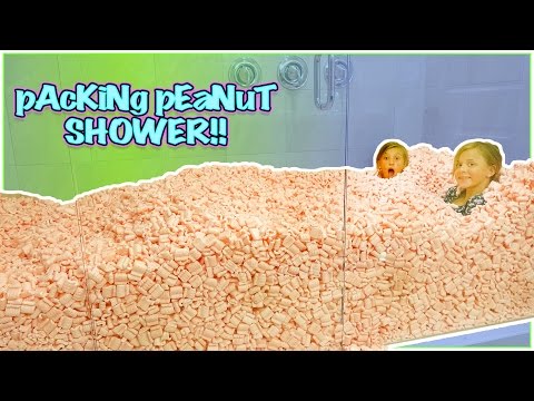 LOST MY iPHONE IN A GIANT SHOWER FILLED WITH PACKING...