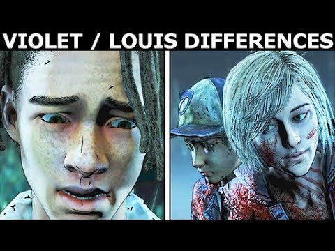 Violet / Louis Meeting James & Sneaking Up To The Boat - All Differences - The Walking Dead S4 Ep. 3