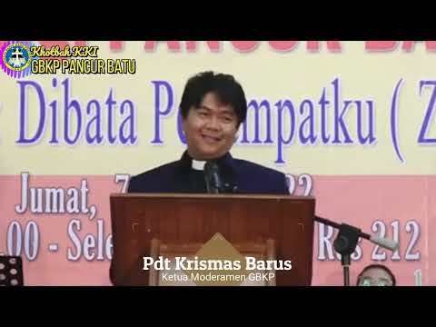 (Part 1) Dibata Penampatku - Zefanya 3 : 17 - Pdt Krismas Imanta Barus - 7 Oktober 2022