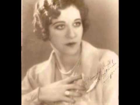 Fanny Brice - I'd Rather Be Blue Over You, 1929
