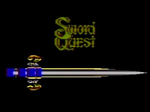 Swordquest Earthworld Atari 2600 Complete Game Gameplay