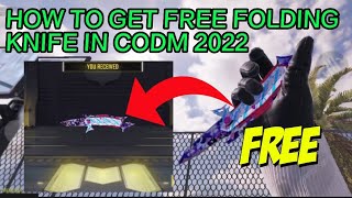 How to get free folding knife in codm 2022 + How to rank up faster | Call of duty