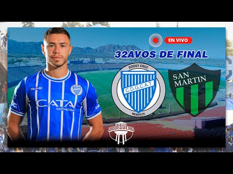 VIVO | GODOY CRUZ VS. SAN MARTÍN | 32AVOS DE FINAL | COPA ARGENTINA 2024