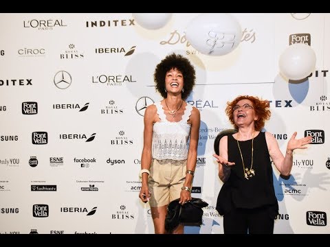 Dolores Cortés Kissing Room at Mercedes-Benz Fashion Week Madrid