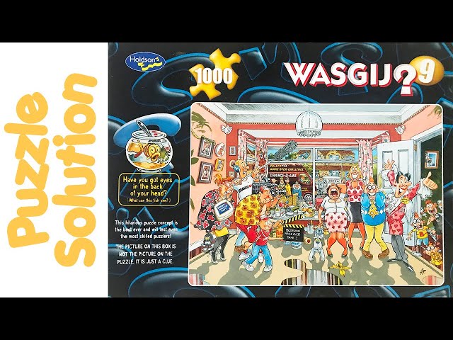 Vídeo relacionado con Wasgij Retro Original 9, Home Improvements - Rompecabezas único de 1000 piezas para adultos - Rompecabezas colorido, rompecabezas, desafiantes y estimulantes para adultos - Rompecabezas de 1000 piezas