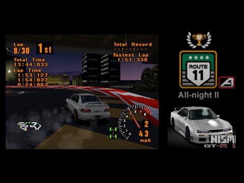 PSX 1 - Gran Turismo (1998) - Simulation Mode - Day 114 to 116 - All-night Endurance RACE 2