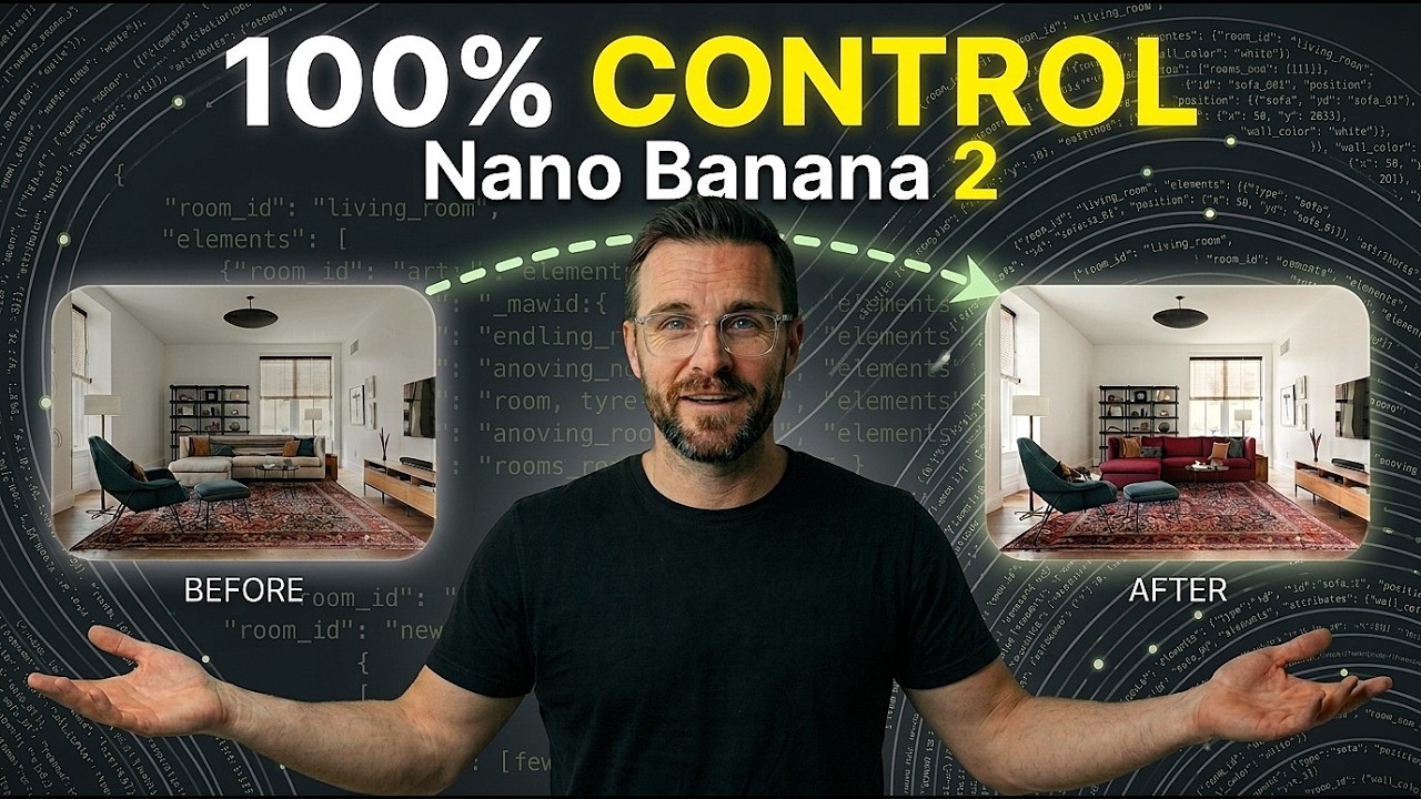 100 % Full Control AI Image Editing with JSON Prompting (Gemini Nano Banana 2)