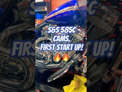 S&S 585 Cams. First Start Up! 😮💨