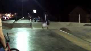 preview picture of video 'Roller Skate Crash at Oskaloosa Skate Park'