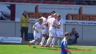 Hallescher FC - Holstein Kiel 2:2 3. Liga 2014/2015 Erdgas-Sportpark