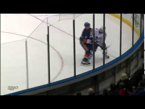 Phaneuf's OT Winner - Maple Leafs vs. Islanders - Feb/28/2013