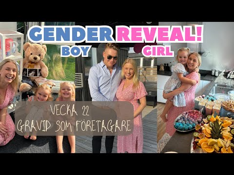Gender Reveal 💙💗 - Gravid vecka 22