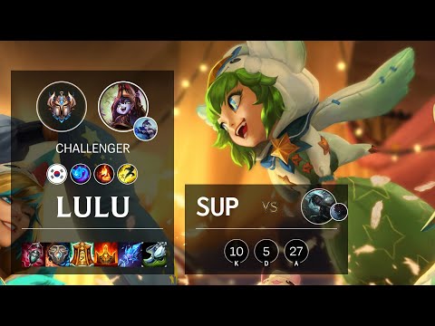 Lulu Support vs Senna - KR Challenger Patch 10.13