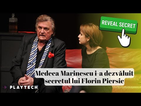 Florin Piersic nu renunță la scenă nici la 87 de ani. Medeea Marinescu îi dezvăluie secretul