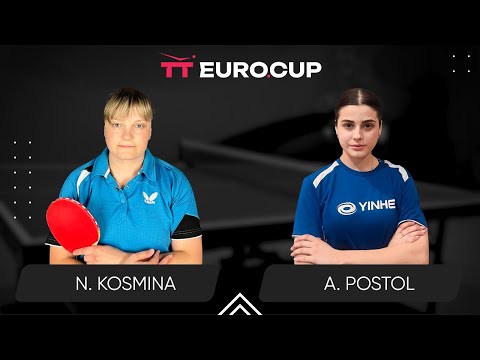 12:25 Natalia Kosmina  - Anastasiia Postol 28.06.2024 TT Euro.Cup Women Ukraine Master. TABLE 4