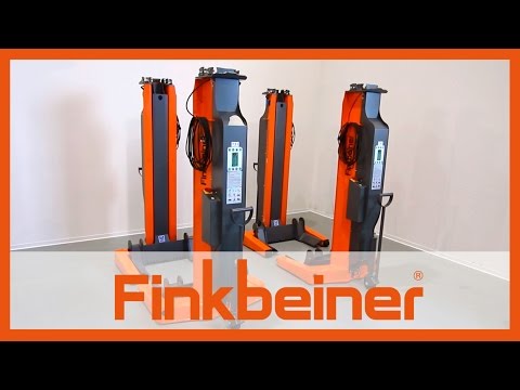 EHB - Easy Charge  - mobile Radgreifer, mobile column lifts, colonnes mobiles de levage | Finkbeiner