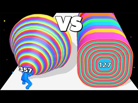 Layer Man (vs) Smash Runner 3D - Colorful ASMR Gameplay!