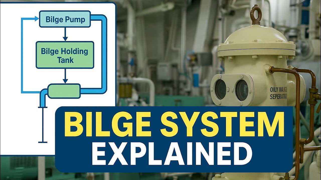 Bilge System in Marine Ship | Working, Components & Operation Explained | Marine Eng Videos