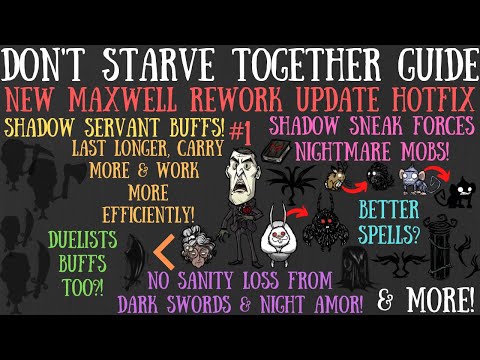Maxwell Rework Update Hotfix #1! Buffed Spells & More! - Don't Starve Together Guide [BETA]
