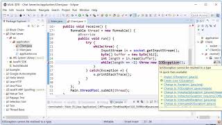 JavaFX GUI 채팅 프로그램 개발하기 #2 서버 기능 모듈 개발하기 (JavaFX Multi-Chatting Project #2)