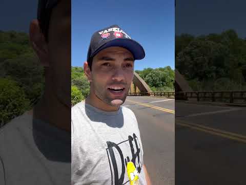 Passei  na ponte branca que faz divisa Candoi-Pr x Cantagalo-Pr