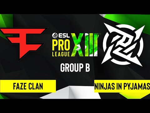 CS:GO - Ninjas in Pyjamas vs. FaZe Clan [Overpass] Map 1 - ESL Pro League Season 13 - Group B