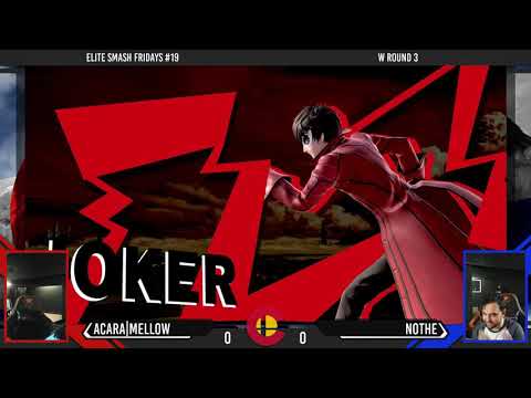 Elite Smash Friday #19 - AcaRa|Mellow (Joker) Vs. Nothe (Little Mac) - Winners Round 3