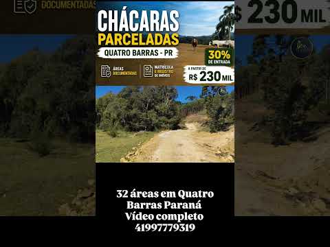 Chácara em Quatro Barras Paraná 41997779319