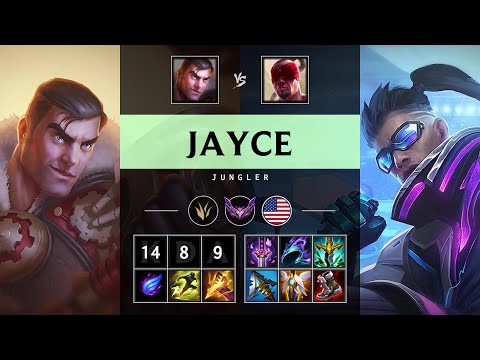 Jayce Jungle vs Lee Sin - NA Master Patch 25.14