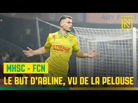Montpellier HSC - FC Nantes : le but de Matthis Abline vu de la pelouse