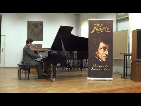 BELGRADE CHOPIN FEST 2019 - Review of piano talents, Sergej Čavić