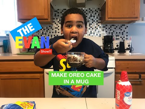 MAKE OREO CAKE IN A MUG BY EVERYTHING EVAN!!!!!