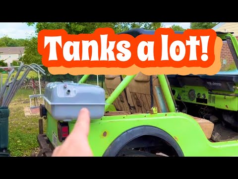 1981 Jeep CJ5 Gas tank replacement