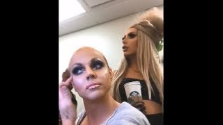 Courtney Act, Willam and Alaska Thunderfuck Backstage in Detroit