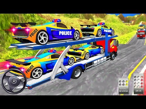 Police Car Driving - Offroad Transport Truck Driver Simulator - Android GamePlay