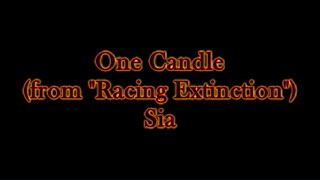 Sia - One Candle (Karaoke)