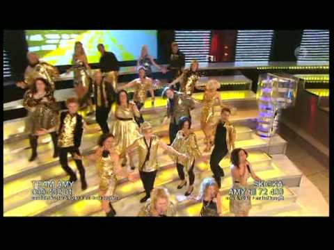 Amy Diamond 'körslaget' - Walking on Sunshine (Stereo)