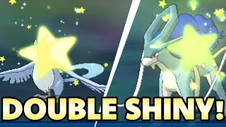 Insane DOUBLE SHINY LEGENDARY Reaction  Pokemon Ul