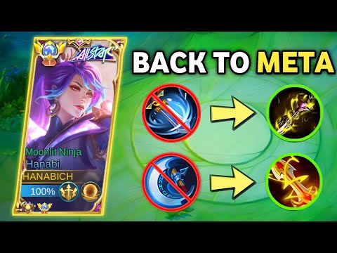 GOODBYE OLD BUILD!! THIS NEW HANABI EMBLEM AND ITEM BUILD IS THE NEW META🔥 | HANABI BEST BUILD 2023!