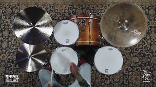 Video thumbnail for Sabian 16" HH Medium-Thin Crash Cymbal - 1089g (11607-1111521G) by Memphis Drum Shop