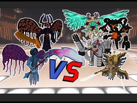 Night Prowler & Day Stalker vs Other Strong Bosses | Minecraft mob battle