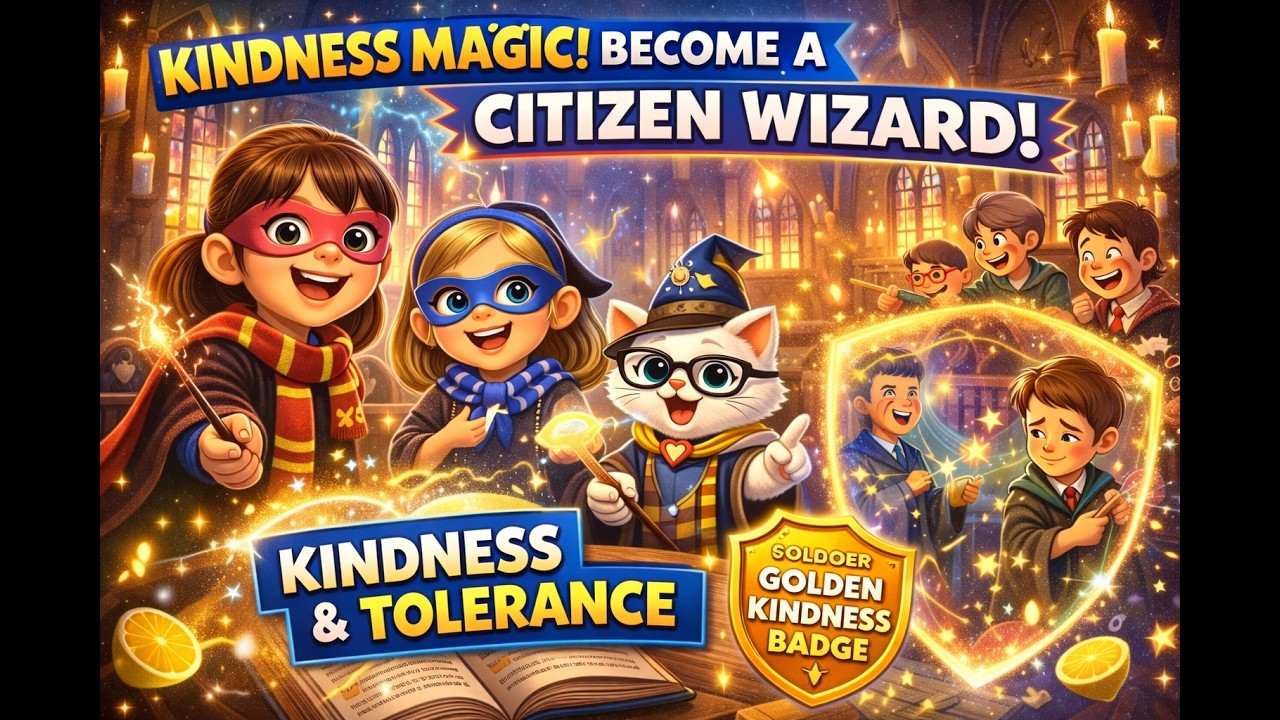 Kindness & Tolerance for Kids 🪄✨ | Become a Citizen Wizard at Hogwarts!