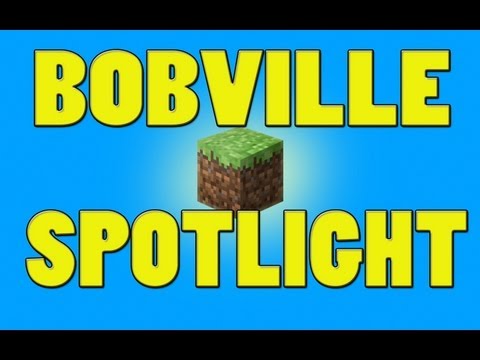 BOBVILLE SPOTLIGHT:  HOMETREE COMMUNITY BUILD  (Minecraft Multiplayer Server Spotlight)