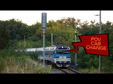 POV of Czech Train driver: Cab Change EMU 560 [4K] + English subtitles