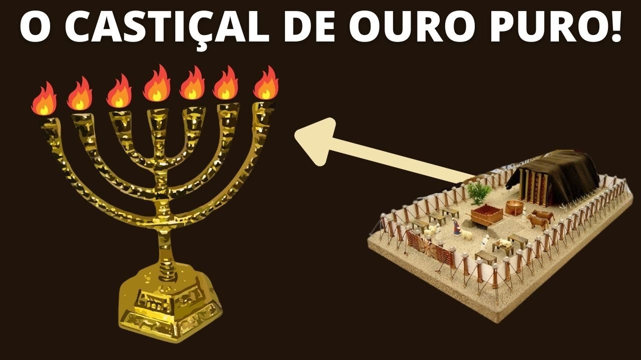 Êxodo 25 - Menorah, Castiçal, Candelabro, Candeeiro