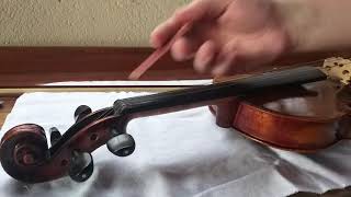 Video thumbnail for VIOLINO EAGLE VK644- Luthier de violino by atelier kamroyan