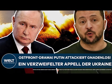 PUTINS KRIEG: Drama an der Ostfront! Russen attackieren gnadenlos! Verzweifelter Appell der Ukraine