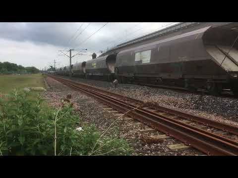66562 at Darlington working the 6C14 North Blyth to York Yard South